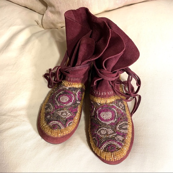 House of Harlow | Mallory Beaded Moccasin Bootie - Picture 7 of 8
